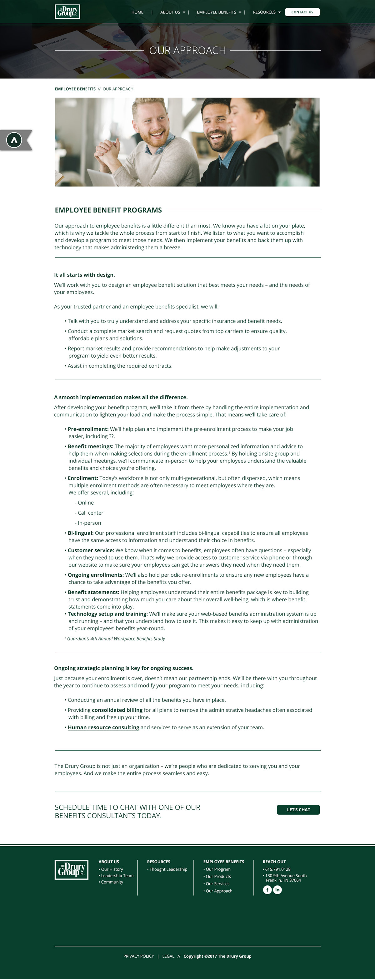 DruryGroupApproach Derek Lewis Portfolio